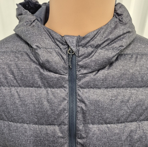 Eddie Bauer Womens CirrusLite Down Parka Hooded Jacket 650 Fill Size XL Blue - Picture 10 of 12